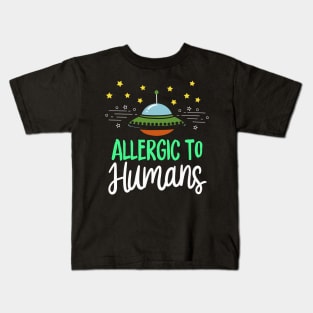 Allergic To Humans Kids T-Shirt